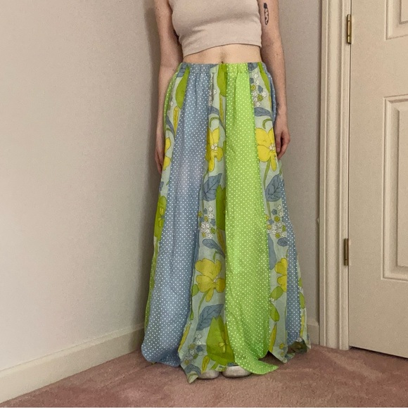 Patchwork Maxi Skirt - Picture 2 of 5